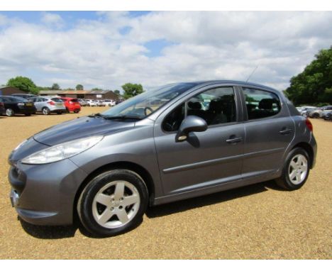 Make &amp; Model: Peugeot 207 Sport 75Date of Reg: MV58 ZVSColour: Greycc: 1360MoT: 03-10-2022Fuel Type: PETROLMileage: 72kTr