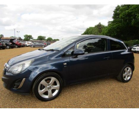 Make &amp; Model: Vauxhall Corsa SXI ACDate of Reg: KN12 YJDColour: Bluecc: 1398MoT: 29-10-2022Fuel Type: PETROLMileage: 70kT