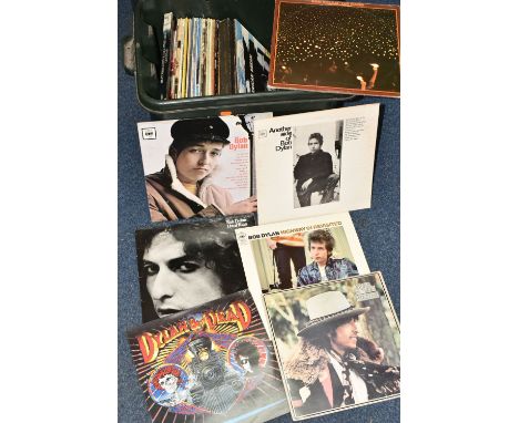 ONE BOX OF L.P RECORDS, to include forty-one records, artists include Bob Dylan, Bruce Springsteen, Byrds, Crosby, Stills And