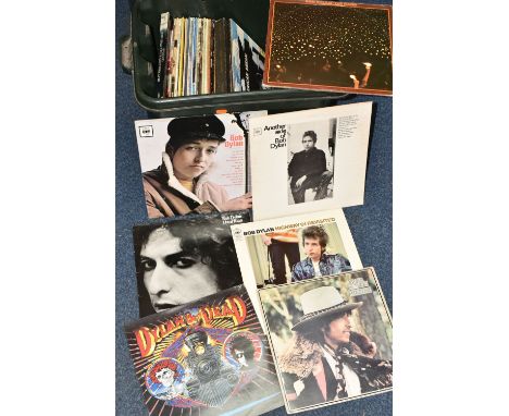 ONE BOX OF L.P RECORDS, to include forty-one records, artists include Bob Dylan, Bruce Springsteen, Byrds, Crosby, Stills And