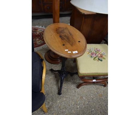 VINTAGE CAST IRON BASED SEWING MACHINE STAND