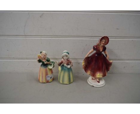 THREE VINTAGE KATZHUTTE FIGURINES