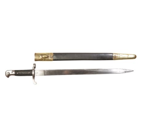 MARTINI HENRY SWORD BAYONET by Wilkinson of London, marked to the blade with the 'VR' cypher and the date 89, with original l