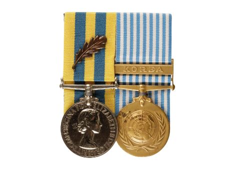 KOREAN WAR OFFICERS CASUALTY GROUP to 2/Lt. C. R. P. M. Hoare, R.F, who was awarded a posthumous MID for Operation Pimlico Ch