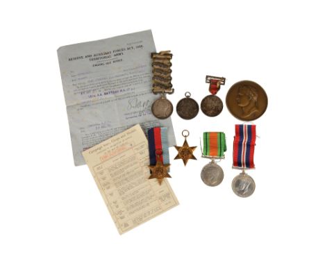 CRIMEA AND TURKISH CRIMEA to Major Charles Le Mesurier Carey 63rd Foot with family medals consisting of 1939 to 45 Star, Fran