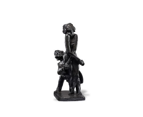 Henri Gaudier-Brzeska (French, 1891-1915)Firebird (The Russian Ballet) signed 'BRZESKA' (on the base)bronze with a black pati