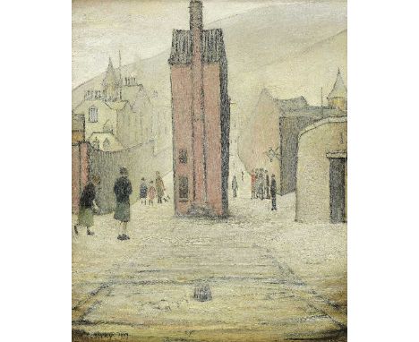 Laurence Stephen Lowry R.A. (British, 1887-1976)Old Buildings, Edinburgh signed and dated 'L.S. LOWRY. 1937' (lower left)oil 