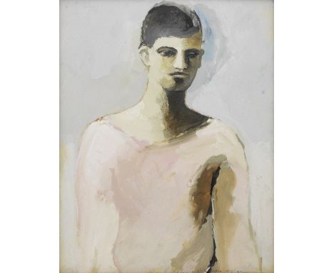 Keith Vaughan (British, 1912-1977)Portrait of a Boy signed and dated 'Keith Vaughan 1937-42.' (lower right)gouache and charco