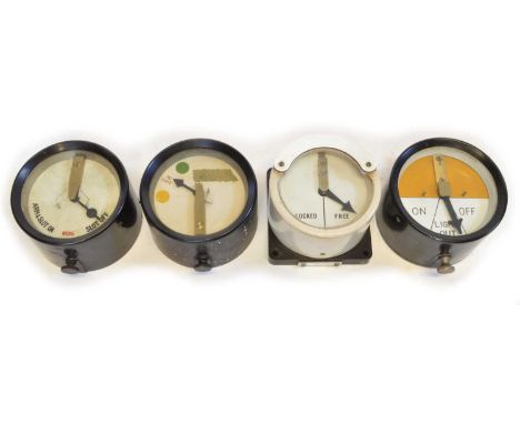 Four Signal box indicators Four Signal box repeaters or indicators to include Arm &amp; Slot On/Off, Lock/Free and two light 