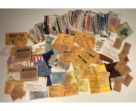 HUGE ROCK/METAL/PROG TICKETS ARCHIVE. Truly staggering collection of 400+ ticket stubs from a frankly incredible array of gig