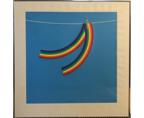 RAINBOW THEATRE RELAUNCH LITHOGRAPH. A mounted and framed, signed and numbered limited edition artwork print of a piece by Pa