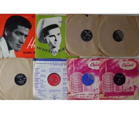 78s/10". Eclectic collection of around 170 x (mainly 10" 78s) with 10" LPs with a small selection of 12" 78s and 8 tracks. Ar