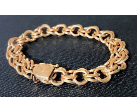 ELVIS PRESLEY PERSONALLY OWNED AND WORN 14K GOLD BRACELET. Double loop design and clearly stamped 14k this was previously on 