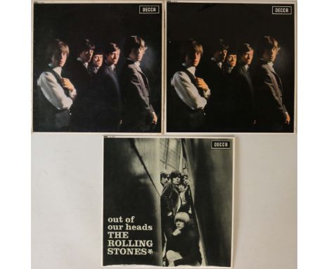 THE ROLLING STONES - UK (UNBOXED MONO) LPs. Very well presented selection of 3 x early UK pressing LPs. To include S/T (2 cop