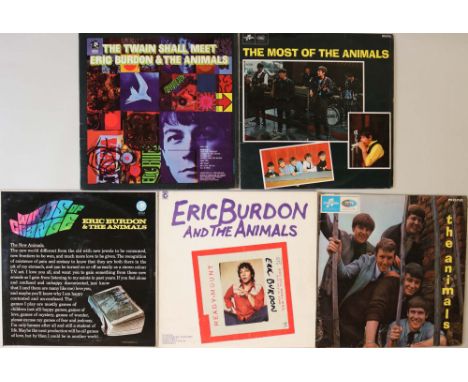 ERIC BURDON &amp; THE ANIMALS - UK LPs. Terrific bundle of 5 x UK LPs featuring Eric Burdon &amp; The Animals. Titles are The