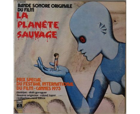 ALAIN GORAGUER - LA PLANETE SAUVAGE - ORIGINAL SOUNDTRACK RECORDING LP (PATHE 2C 066-12 698). The original French Pathé LP re