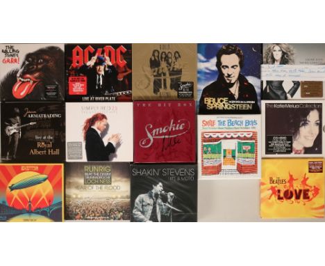 ROCK/POP/R&amp;R - CD BOX SETS. Deluxe collection of 20 x (often limited edition) CD box sets with 2 x Reel-To-Reel recording