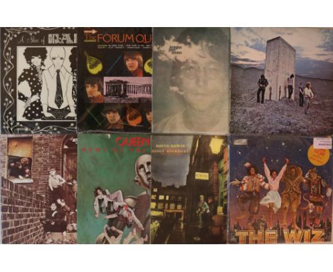 ROCK &amp; POP LP COLLECTION WITH 7" AND BOOKS. Fantastic taste with this collection of 43 x LPs with a selection of 5 x 7" a