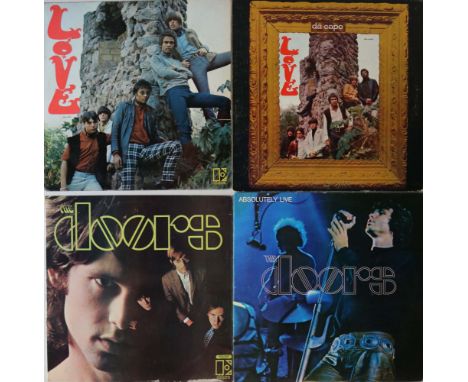 LOVE/THE DOORS - ORIGINAL UK PRESSING LPs. Wonderful selection of 4 x original UK Elektra pressing LPs. Titles are Love - S/T