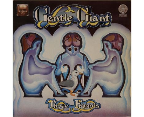 GENTLE GIANT - THREE FRIENDS LP (1ST UK VERTIGO SWIRL 6360 070). Nice and clean original UK copy of Gentle Giant's third albu