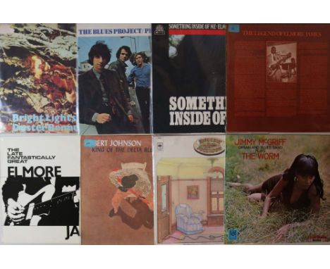 BLUES/SOUL LPs. Stunning lot of 21 x simply must have LPs! Artists/titles include Duster Bennett - Bright Lights... (Blue Hor