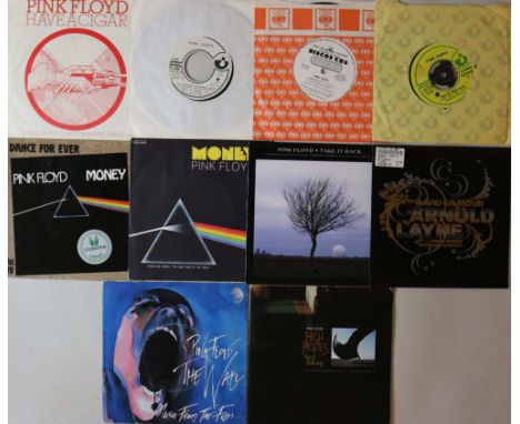 PINK FLOYD - 7". Ace collection of 10 x 7" including scarce overseas pressings. Titles include Have A Cigar (including French