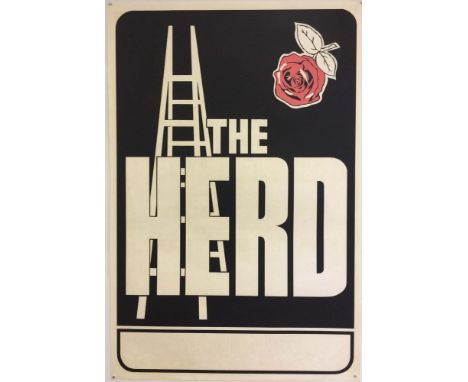 THE HERD POSTER AND TICKET. Two original posters for circa 1960s 'The Herd' concerts/tour. To measure 51 x 76cm and in NM con