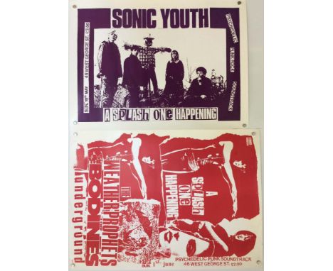 SPLASH POSTERS. Two original 'Splash' posters, both approx A4 sized and in clean VF condition with some light creasing. To in