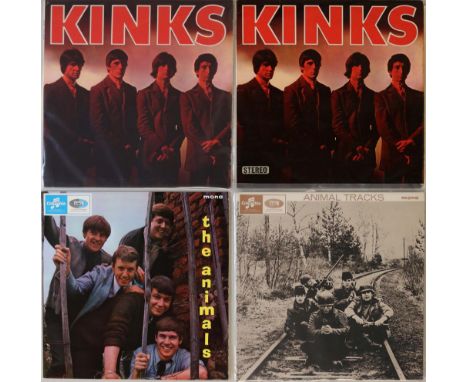 THE KINKS/THE ANIMALS - ORIGINAL UK LPs. On track with The Kinks and The Animals with this mega bundle of 4 x original UK LPs