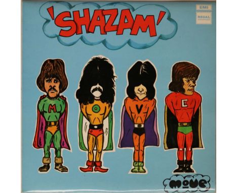 THE MOVE - SHAZAM LP (1ST UK PRESSING SLRZ 1012). Super fine copy of the electric 1970 LP from The Move (Regal Zonophone SLRZ