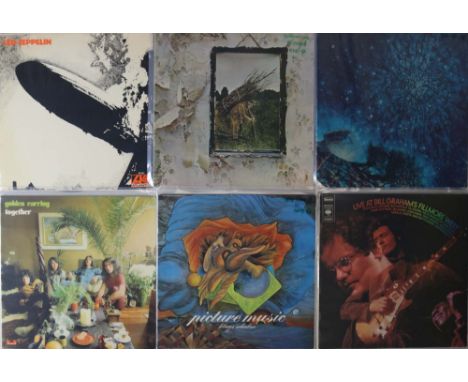 CLASSIC/PSYCH LPs - OVERSEAS PRESSINGS. Delightful selection of 6 x well looked after original title LPs. Titles are Led Zepp