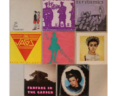 NEW WAVE - 7" RARITIES. Superlative selection of 8 x New Wave rarity 45s! Titles are The Pale Fountains - (There's Always) So
