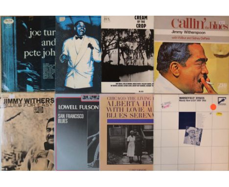 BLUES - LPs. Diggin down the Delta with this lovely collection of around 80 x LPs. Artists/titles include Joe Turner inc. wit