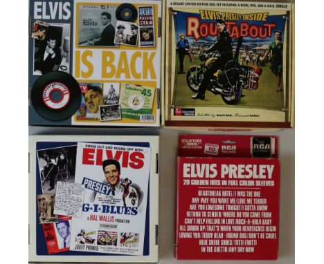ELVIS - 7" BOX SETS/CDs Deluxe selection of 7 x 7" box sets with 12 x Graceland CDs, 1 x limited edition '24 Karat Gold' CD a