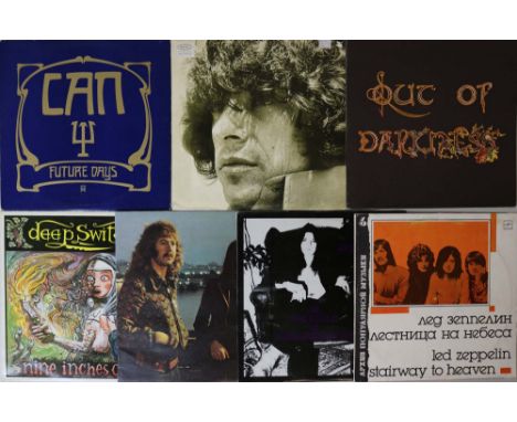 PROG/PSYCH LPs. Mega selection of 7 x in demand LPs. Titles are Can - Future Days (UK original UAS 29505 - neat VG+/VG+), Din