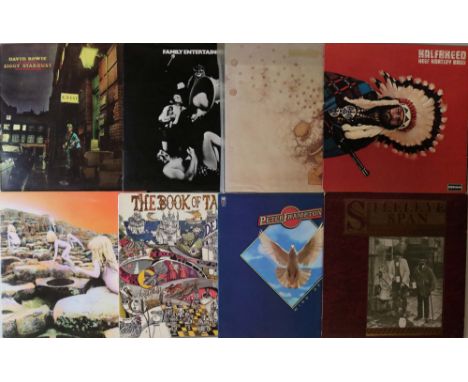 CLASSIC/BLUES-ROCK LPs. Ace collection of 8 x original/early UK pressing LPs. Titles are David Bowie - Ziggy Stardust (2nd UK