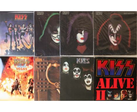 KISS - LPs. Rocking on with this mega collection of 18 x (mainly) LPs. TItles include Destroyer (Resurrected), Peter Criss NB