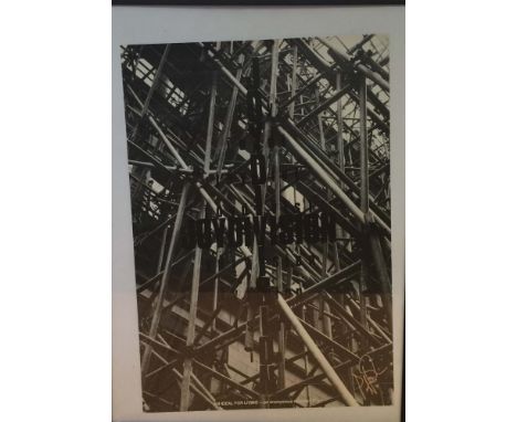 JOY DIVISION IDEAL FOR LIVING POSTER SIGNED BY PETER HOOK. An original 1978 'Ideal for Living' promo poster, signed to lower 