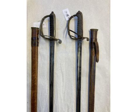 * Swords. WWI Artillery Officer's sword by W.W. White, Frances St, Woolwich, the 79 cm steel blade etched 3rd Volunteer Artil