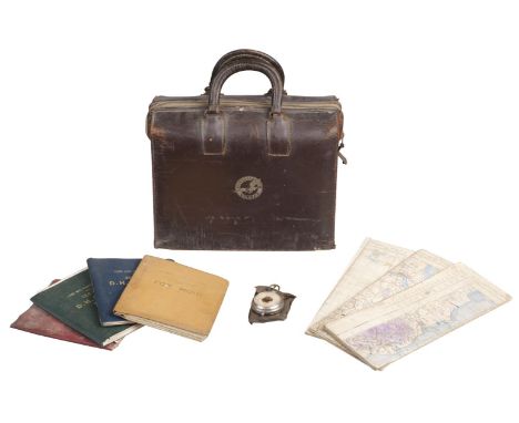 * Aviation Maps and Manuals. WWII period aviation collection belonging to Richard Charles William Ellison, RAF, including avi