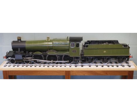 * Locomotive & Tender. A fine 5 Inch Gauge Live Steam Coal-fired GWR Class 4-6-0 Locomotive and Tender, beautifully executed 