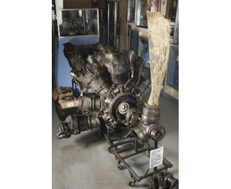 * Dornier 17Z-3. The BMW 1000 HP Bramo 323P 9-cylinder radial engine recovered from Dornier 17Z-3 shot down by Wing Commander