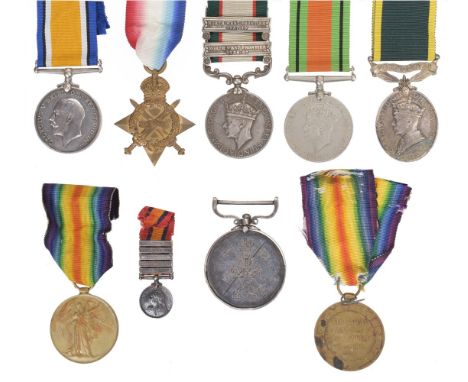 * Medals. General Service 1918-62, G.VI.R., 1 clasp, Palestine 1945-48 (EC.13105 Pte. K. Koogotsitse. A.P.C.); Territorial Ef