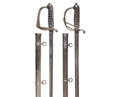 * Swords. An 1821 pattern Royal Artillery officer's sword by H. Brown, 11 Union Street, Birmingham, the 85.5 cm slightly curv