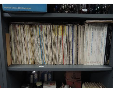 A shelf of classical and light opera albums