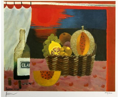 Mary Fedden (British, 1915-2012), 'Red Sunset', lithograph, signed and numbered 376/500 in pencil in the margin, published by