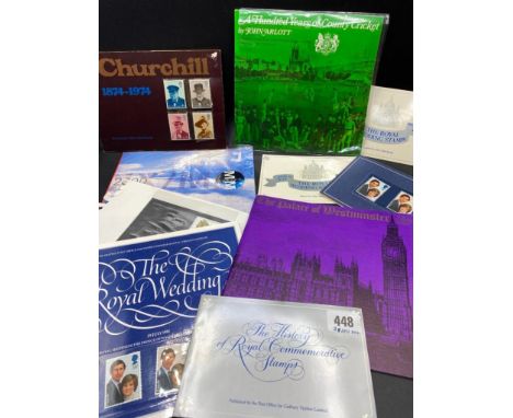 GB MISC 1965 - 99 COLLECTION OF SP. STAMP BKS INC CHURCHILL 81 R/W '71 CRICKET '99 MILLENIUM (QUANTITY)
