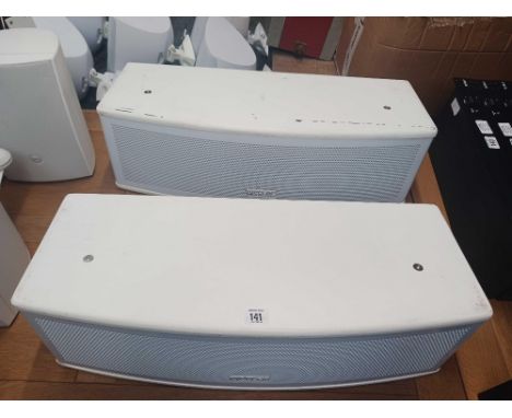 2 ECLER SPEAKER HORNS APPROX 25" WIDE