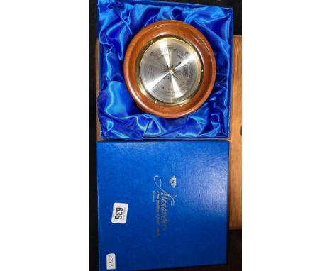 BOXED BAROMETER