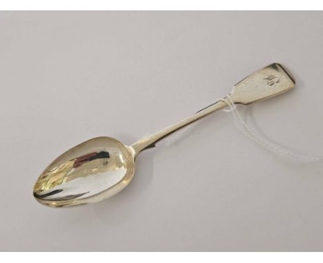 A VICTORIAN EXETER SILVER TEA SPOON 18... BY J OSMONT